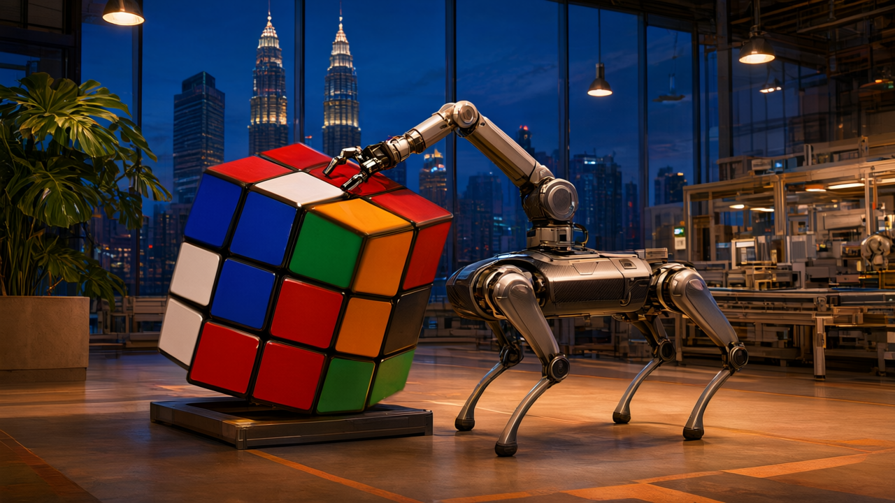 Robot Solves Giant Rubik's Cube: What It Signals for Malaysian Automation